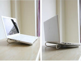 Portable notebook cooling rack