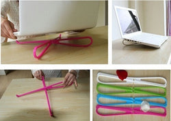Portable notebook cooling rack