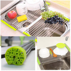 Folding Kitchen Sink Drain Rack
